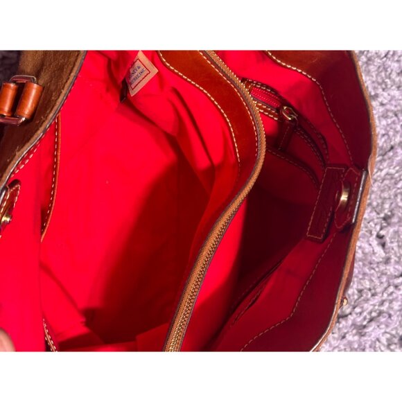Dooney & Bourke Florentine handbag Suede Brown - Picture 7 of 9